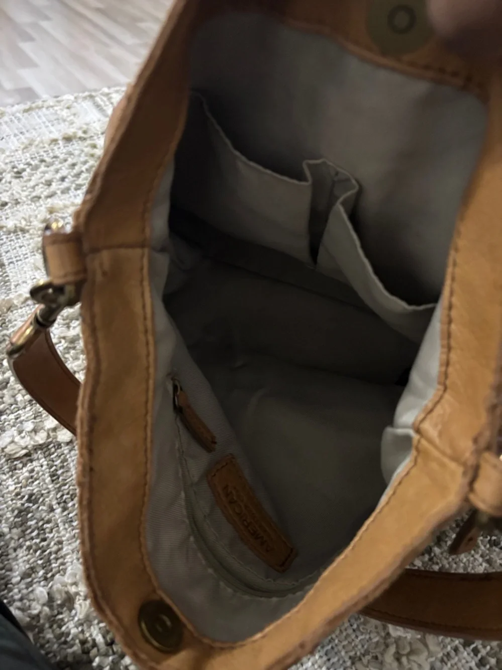 American Leather Co. Austin Classic Hobo Shoulder‎ Bag